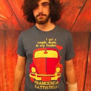 FRANCESCA BATTISTELLI "Free to Be Me" Size L Tee